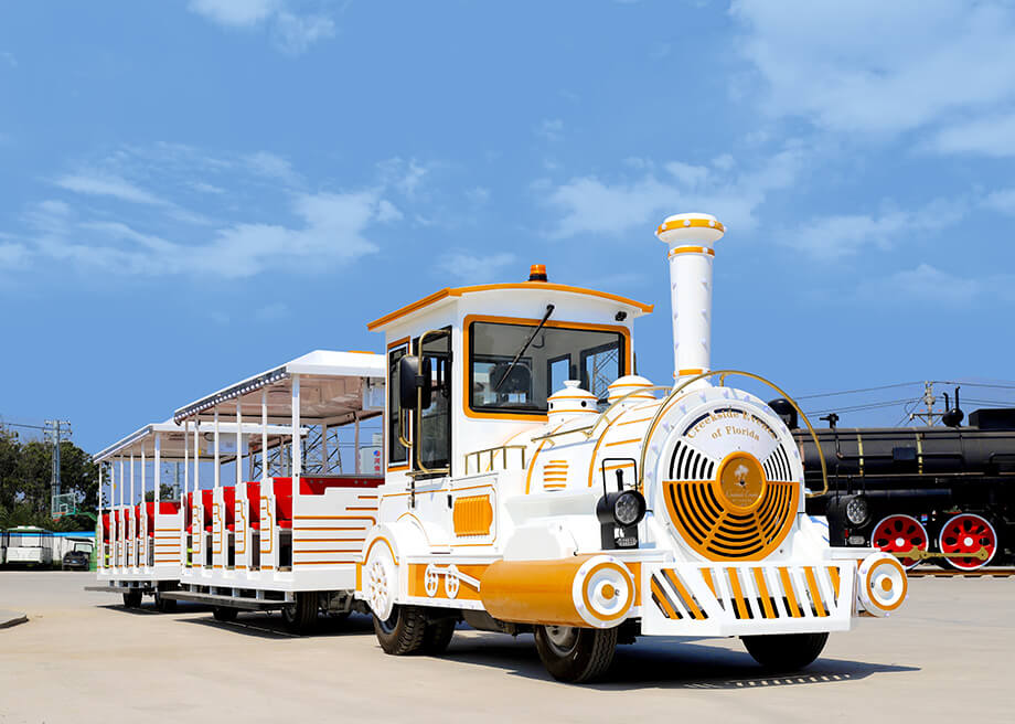 Large Trackless Train