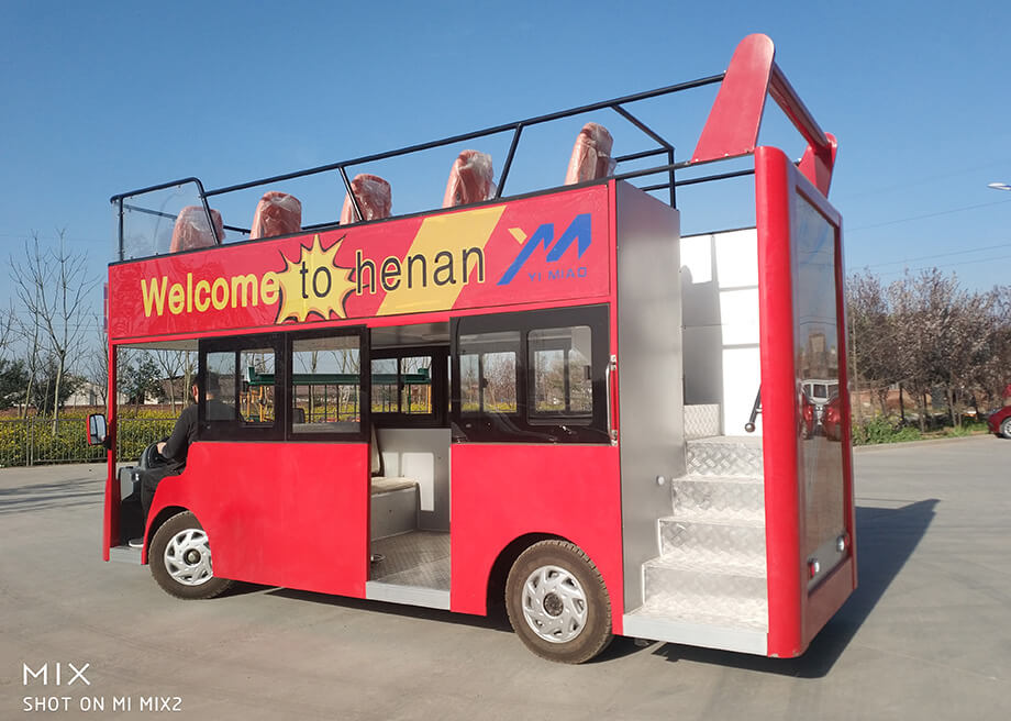 Double Decker Sightseeing Bus