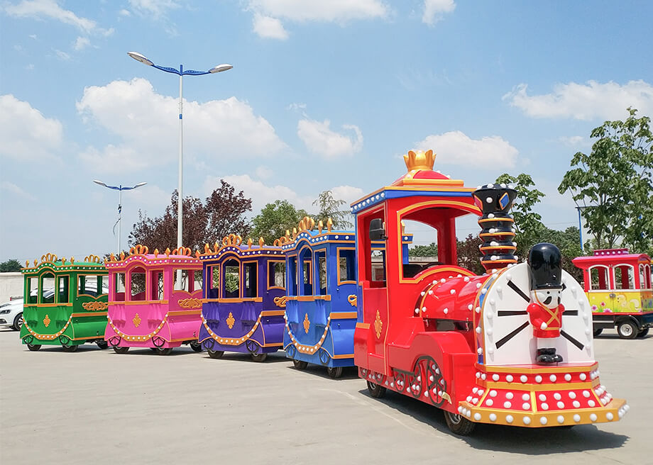 Soldier Kids Train Rides