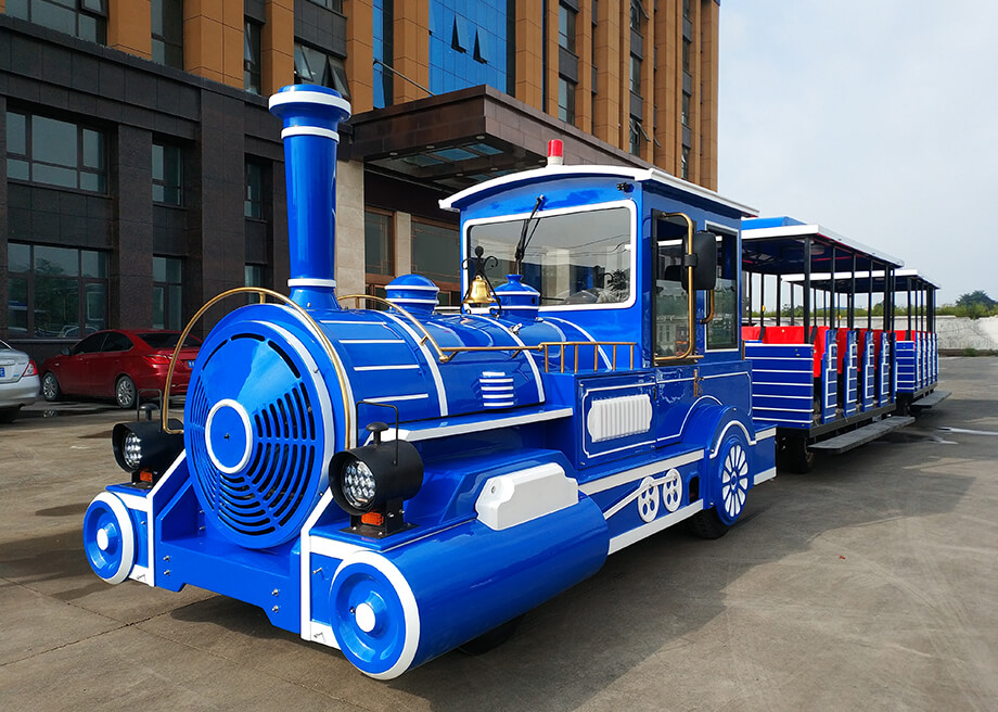 Medium Trackless Train-42 Seats Blue Color