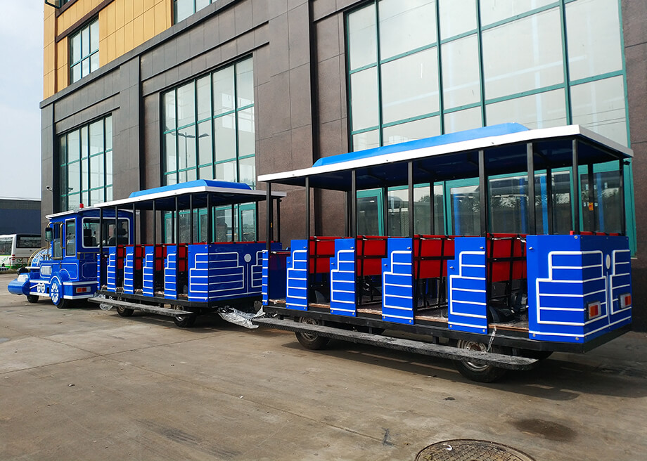 Medium Trackless Train-42 Seats Blue Color