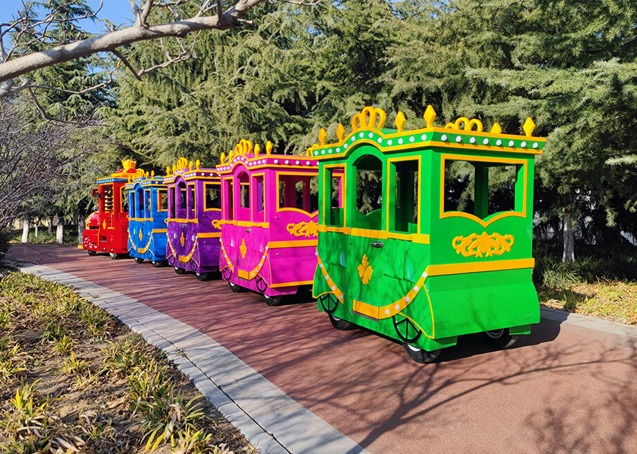 Soldier Kids Train Rides