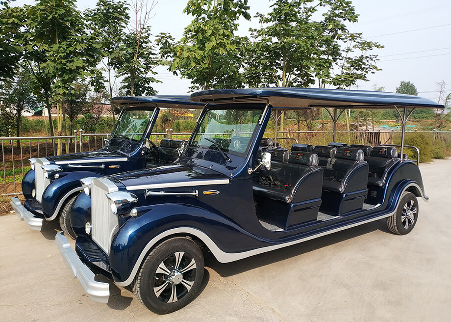 12 Seats Electric Vintage Car