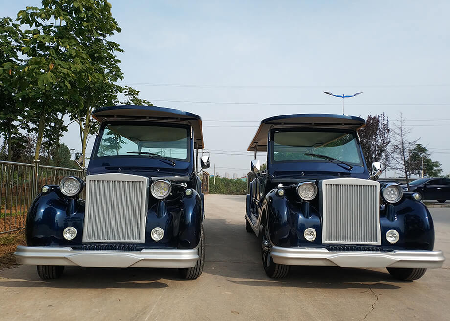 12 Seats Electric Vintage Car