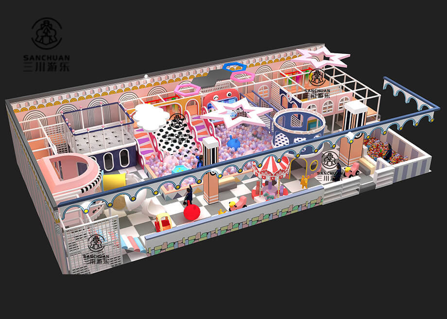 Macaroon Theme Indoor Playground