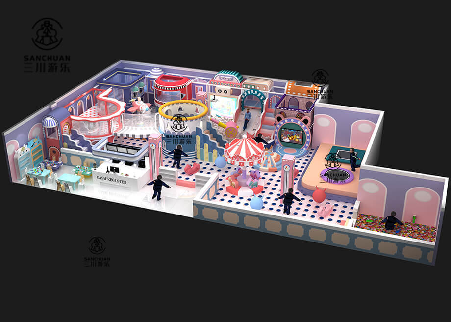 Macaroon Theme Indoor Playground