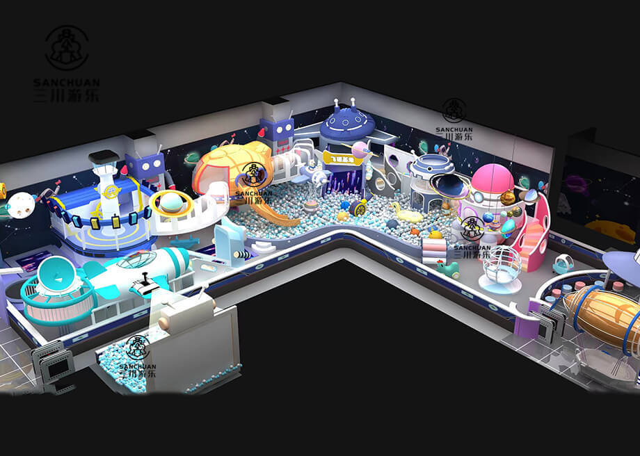 Space Theme Soft Playground