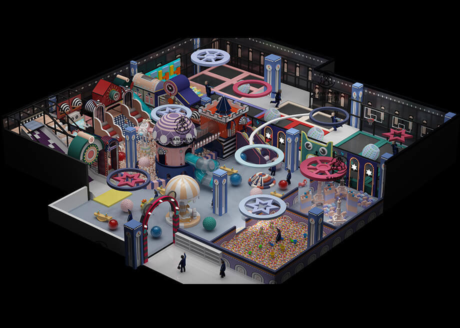 Trampoline Theme Playground
