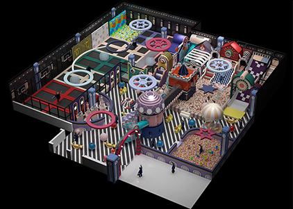 Trampoline Theme Playground