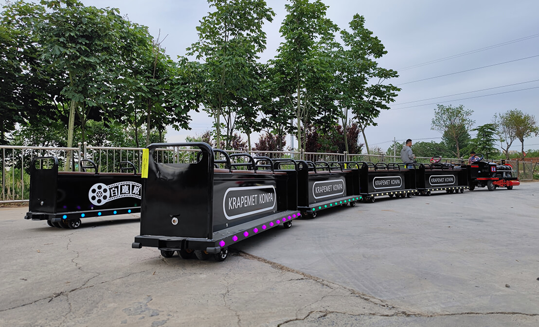 Retro Riding Trackless Train