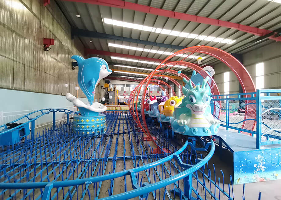 Ocean Theme Mini Roller Coaster
